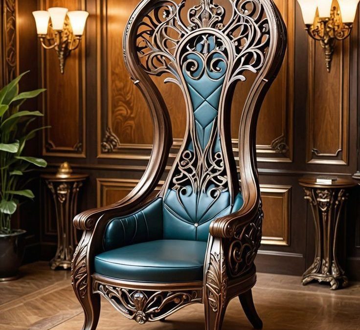 طراحی و ساخت صندلی های چوبی لاکچری