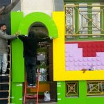 اجرای نمای مهدکودک با طرح لگو